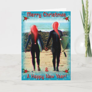 Cartão de Natal Surfin' Safari