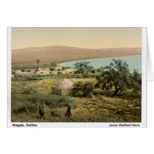 Cartão de Natal Terra Santa Galileia