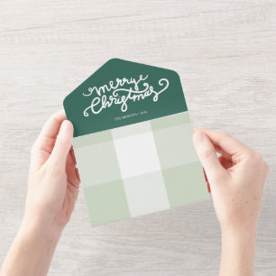 Cartão de Natal Trifold de Ano em Revisão de Foto