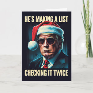 Cartão de Natal Trump Cartões de natal Patriótic