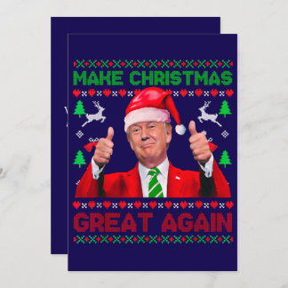 Cartão de Natal Trump, Faça Excelente De Natal Nov