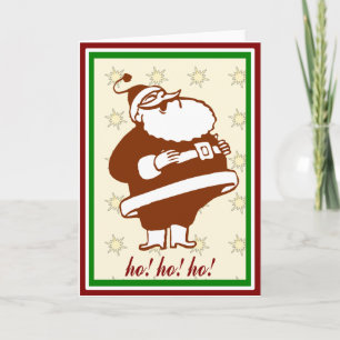 Cartão de Natal velho alegre da alma