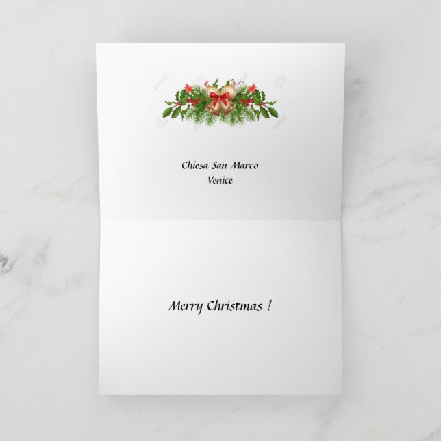 Cartão de Natal - Veneza (Interior)