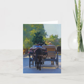 Cartão de Natal: Véspera de Natal no Vale da Morte