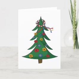 Cartão de Natal - Vinok Ucraniano