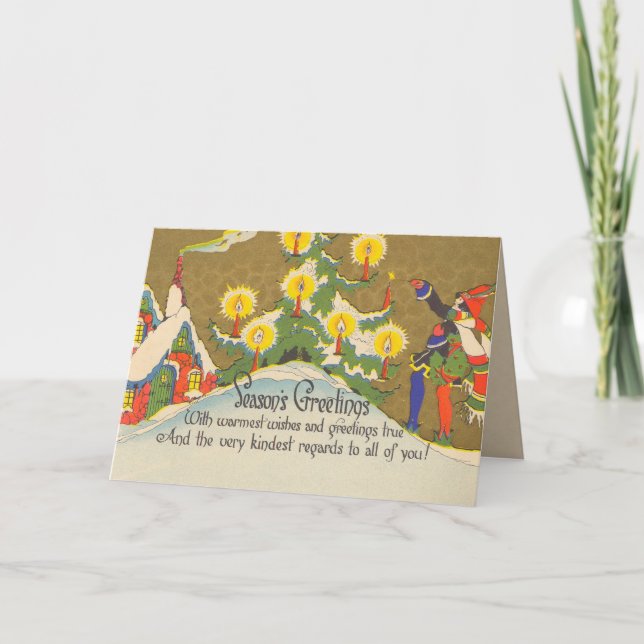 Cartão de Natal Vitoriano (Frente)