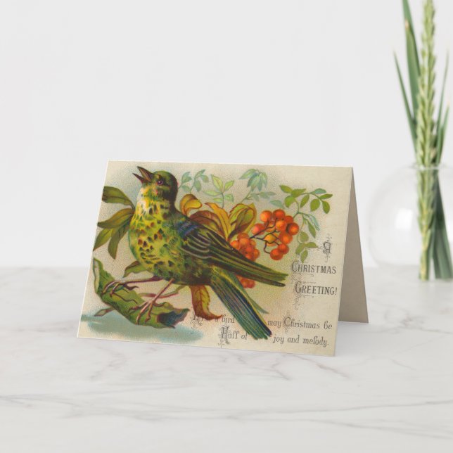 Cartão de Natal Vitoriano (Frente)