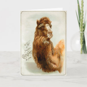 Cartão de Natal Vitoriano Camel