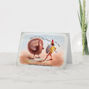 Cartão de Natal Vitoriano para a Turquia