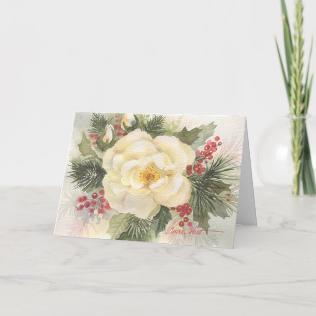Cartão de Natal Watercolor 09CCS2-8 (Frente)