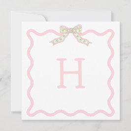 Cartão de Natal Wavy Coquette