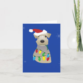 Cartão de Natal Welsh Terrier