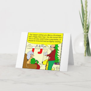 Cartão de Natal x08 do nosso advogado - desenho an