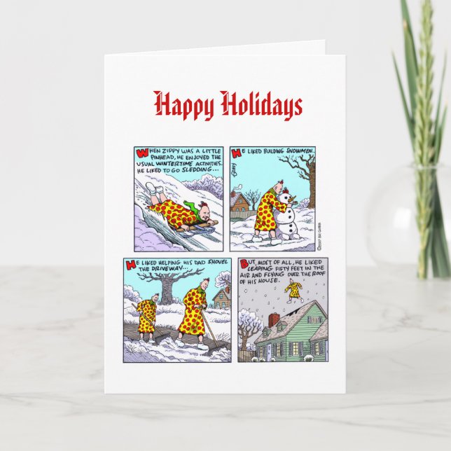 Cartão de Natal Zippy 2010-2011 (Frente)