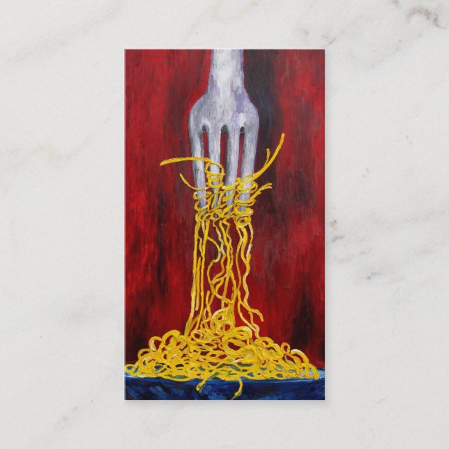 cartão de negócio da restauração (Frente)