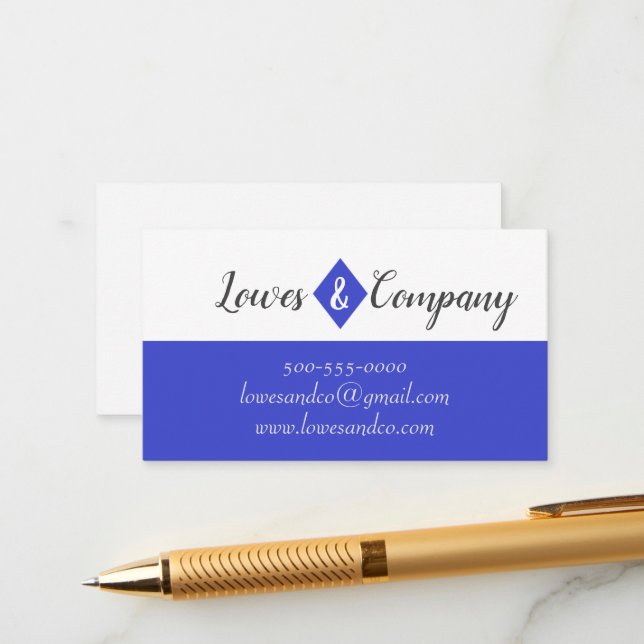 Cartão de Negócios (Frente/Verso In Situ)