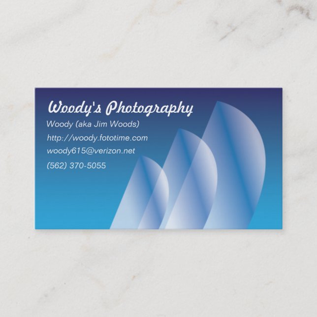 Cartão de negócios feito sob encomenda de JW (Frente)