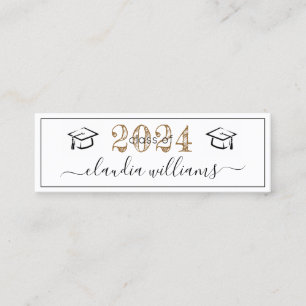 Cartão de Nome de Graduação - Cartão de Inserção C