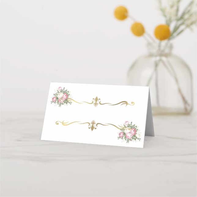 Cartão de Nome Dobrado (Frente)