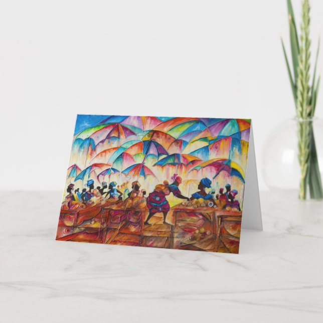 Cartão de Nota African Marketplace II (Frente)