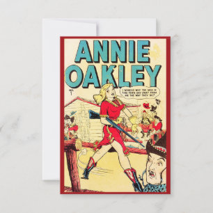 Cartão de Nota "Annie Oakley"