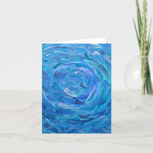 Cartão de Nota Azul Bayou