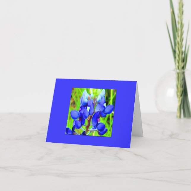 Cartão de nota Bluebonnet WOW (Frente)