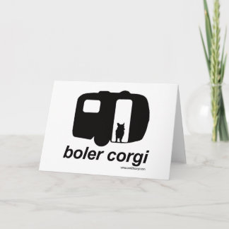 Cartão de Nota Boler Corgi - Pembroke
