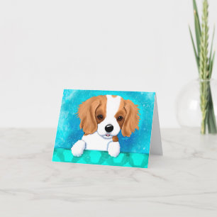 Cartão de Nota Cavalier Spaniel