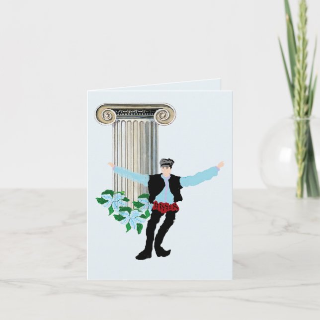 Cartão de Nota: Celebração de Vamos (Frente)