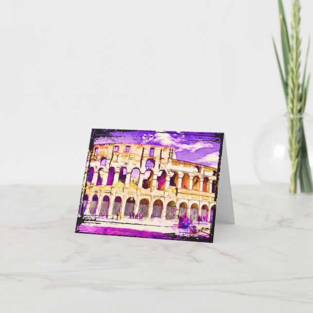 Cartão de Nota Coliseu (Frente)