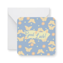 Cartão de Nota com Boa Sorte: