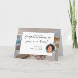 Cartão de Nota Comercial de Fotografias do Imobili