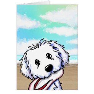 Cartão de Nota Coton de Tulear