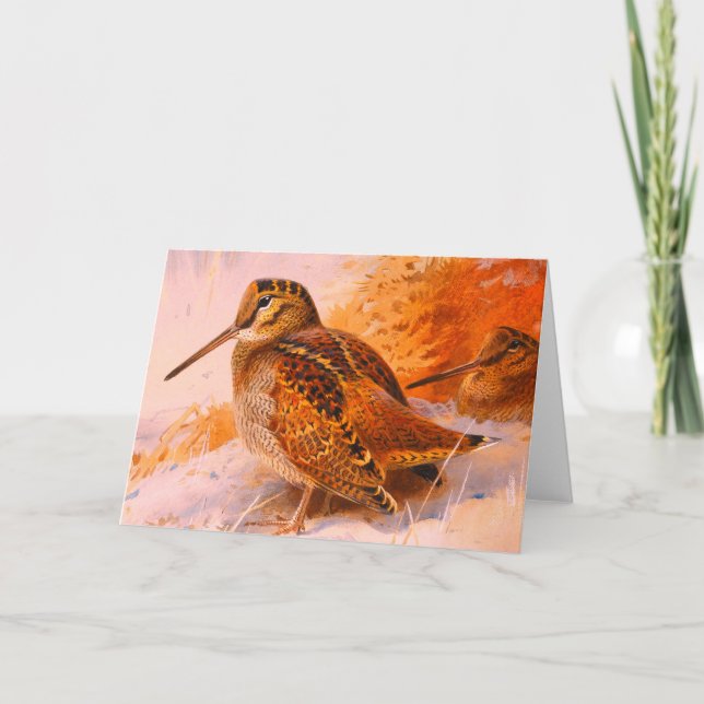 Cartão de nota da GALINHOLA do INVERNO de (Frente)