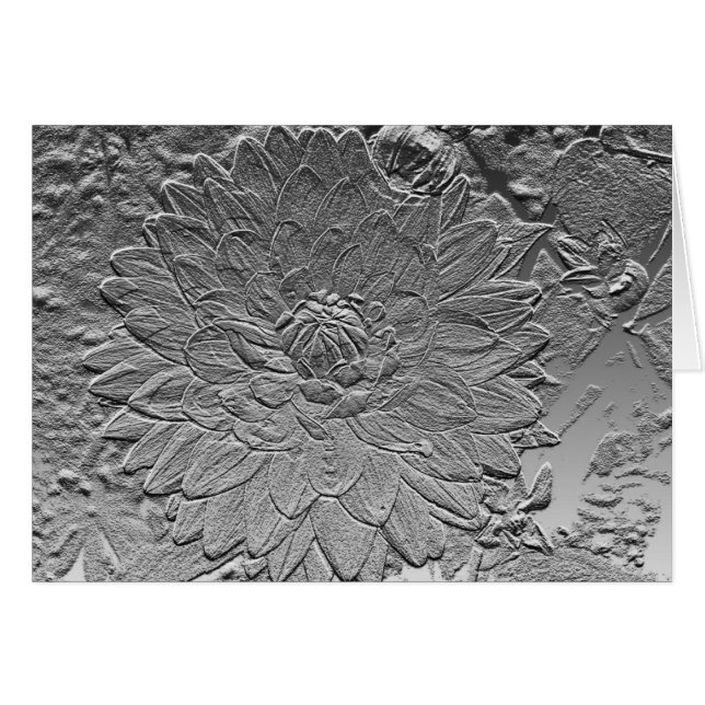 Cartão de Nota Dahlia (Frente horizontal)