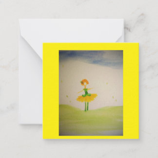 Cartão de Nota Dandelion