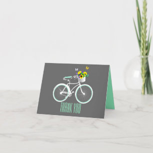 Cartão de Nota de Agradecimento de Bicicleta de Me