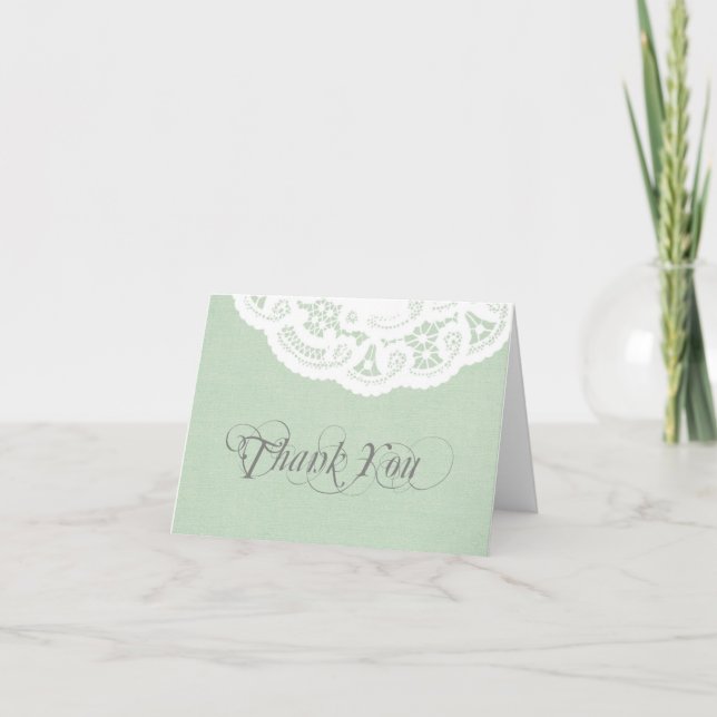 Cartão de Nota de Agradecimento de Casamento com R (Frente)