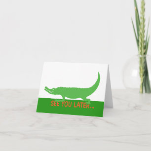 Cartão de Nota de Agradecimento do Gator