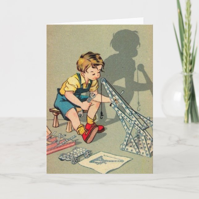 Cartão de Nota de Aniversário Feliz (Frente)