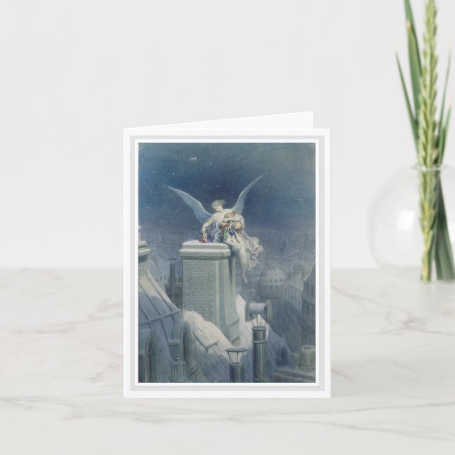 Cartão de Nota de Anjo Dore (Frente)