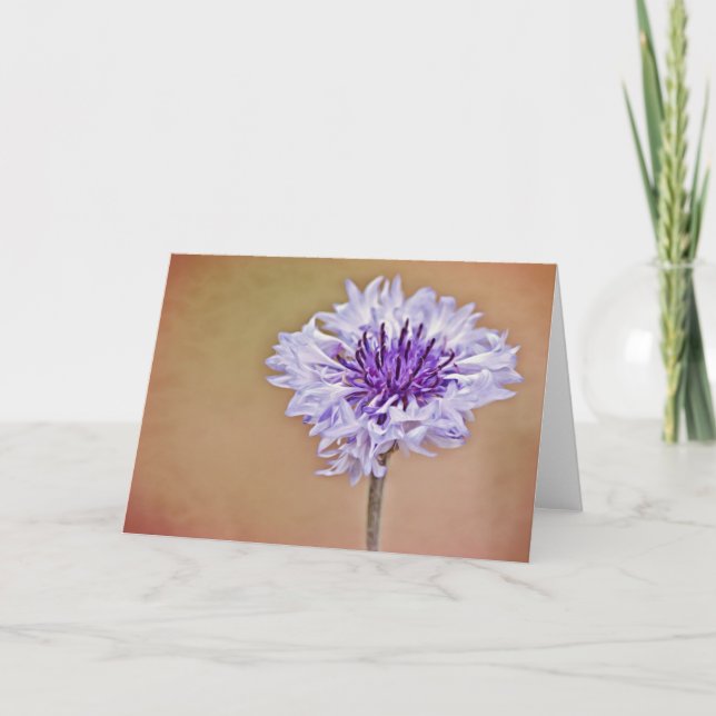 Cartão de Nota de Arte do Botão solteiros (Frente)