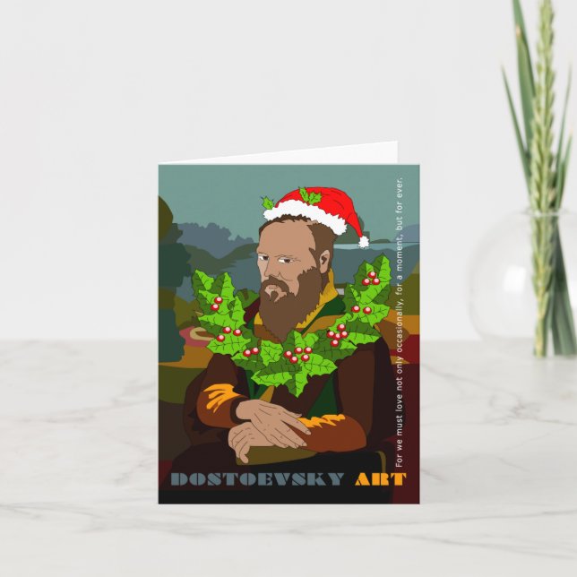 Cartão de Nota de Arte "Gioconda" Dostoevsky (Frente)