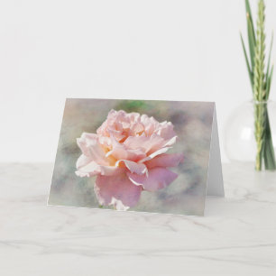 Cartão de Nota de Arte Rosa Rosa Bonitão