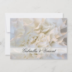Cartão de Nota de Blindagem de Casamento Floral Br