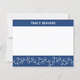 Cartão de Nota de Carneiro Moderno de Bit de Carne