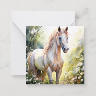 Cartão de Nota de Cavalo Cónico