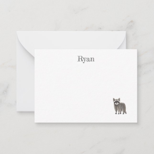 Cartão de Nota de Corrente Curta (Frente)