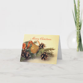 Cartão de Nota de Desdecoração de Estilo Retro Fel